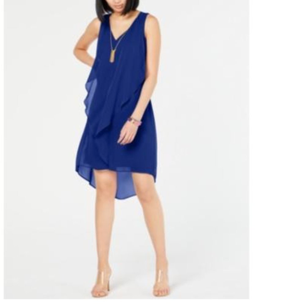 NEW NWT Inc High-Low Flutter Necklace Dress